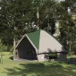 vidaXL Τέντα Teepee 10 Ατόμων 10 άτομο Πράσινο και Λευκό
