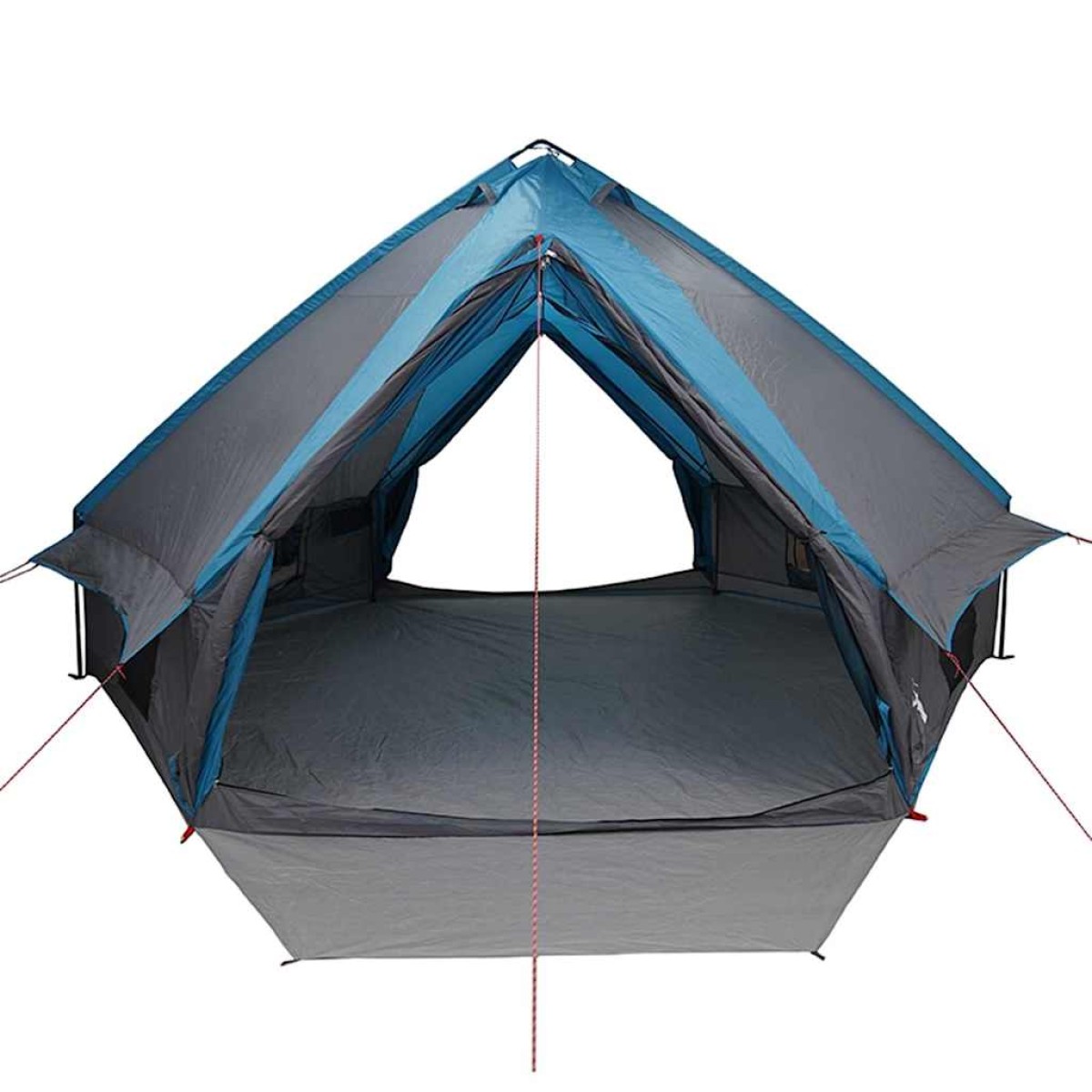 vidaXL Τέντα Teepee 10 Ατόμων 10 άτομο Μπλε και Γκρι