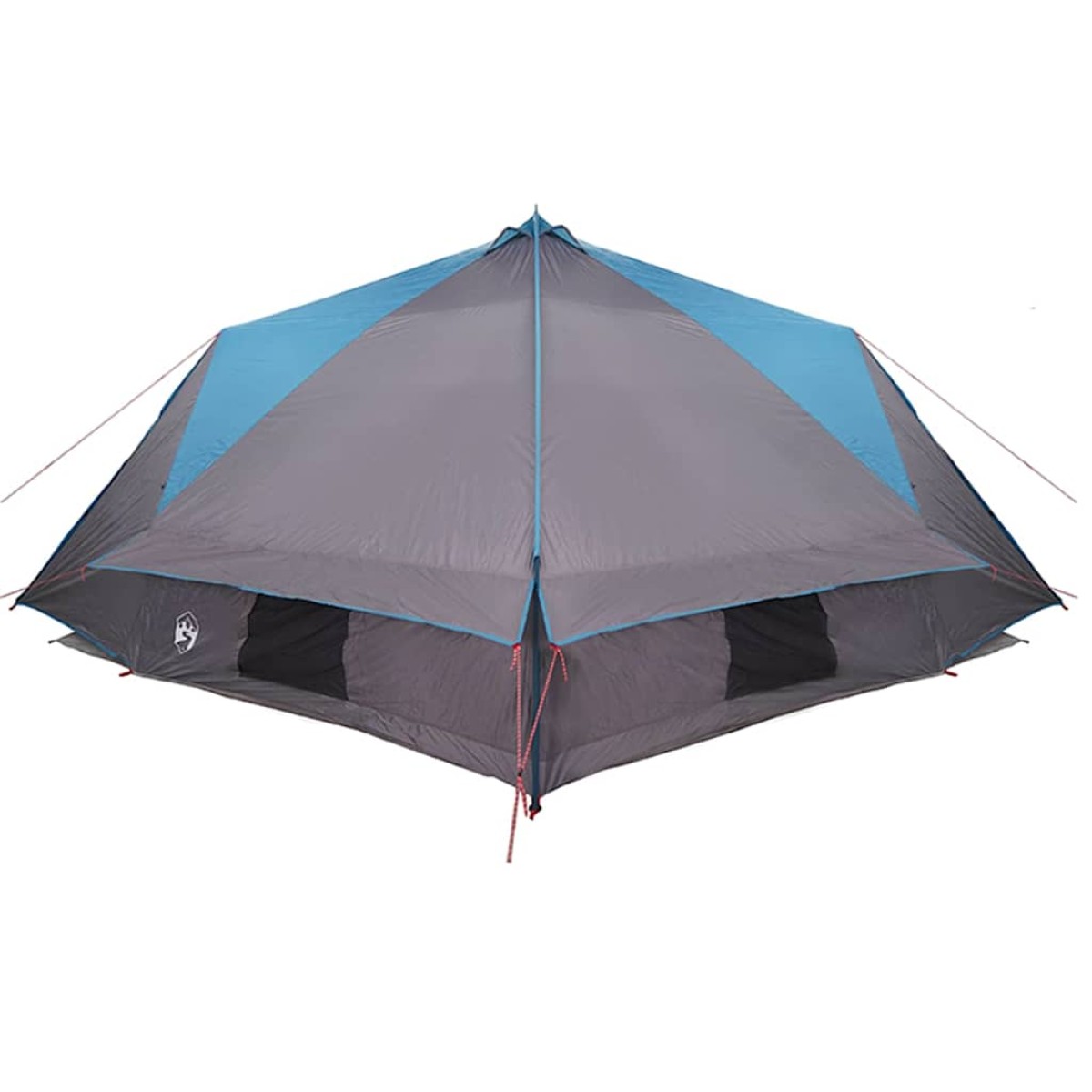 vidaXL Τέντα Teepee 10 Ατόμων 10 άτομο Μπλε και Γκρι