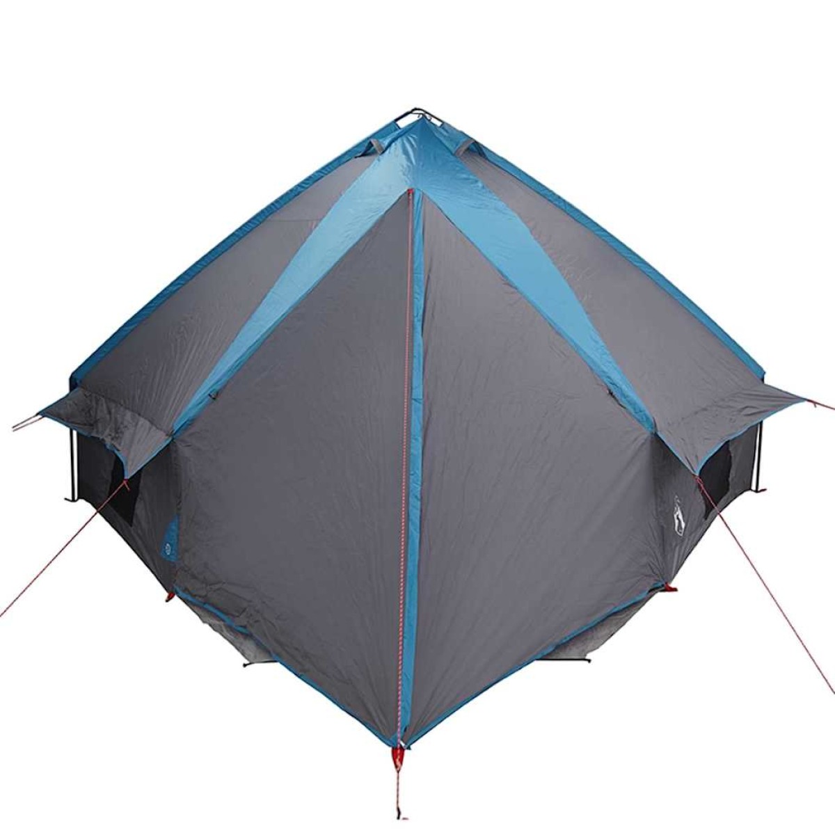 vidaXL Τέντα Teepee 10 Ατόμων 10 άτομο Μπλε και Γκρι