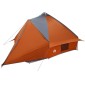 vidaXL Τέντα Teepee 10 Ατόμων 10 άτομο Γκρι και Πορτοκαλί