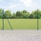 vidaXL Κολώνα Φράχτη με Σκυρόδεμα 7 τμχ. Πράσινο