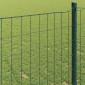 vidaXL Φράχτης Εuro 0,6 x 10 μ Σίδηρος με επικάλυψη PVC Πράσινο