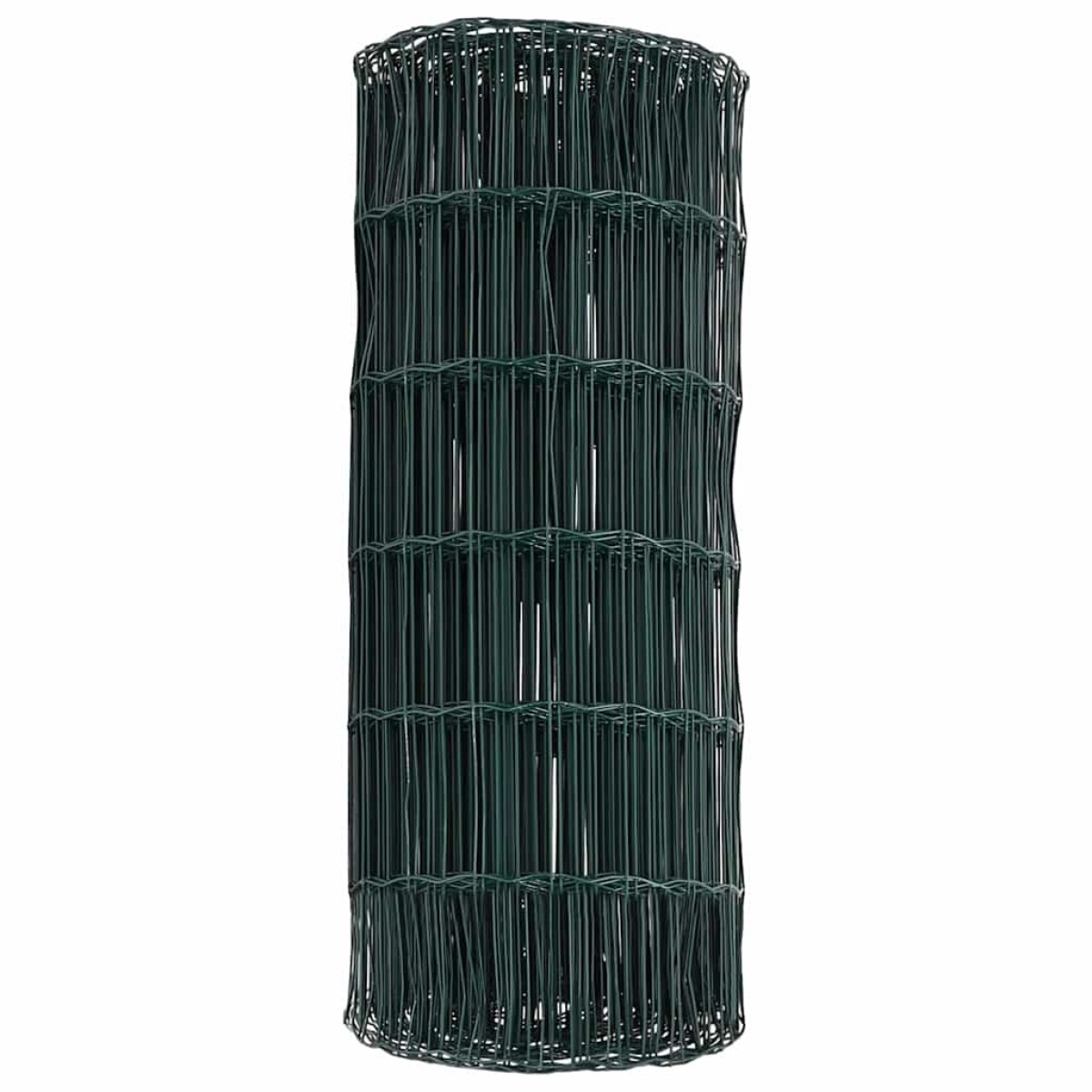 vidaXL Φράχτης Εuro 0,6 x 10 μ Σίδηρος με επικάλυψη PVC Πράσινο