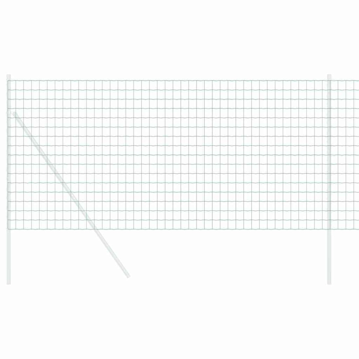 vidaXL Φράχτης Εuro 0,6 x 50 μ. Σίδηρος με επικάλυψη PVC Πράσινο
