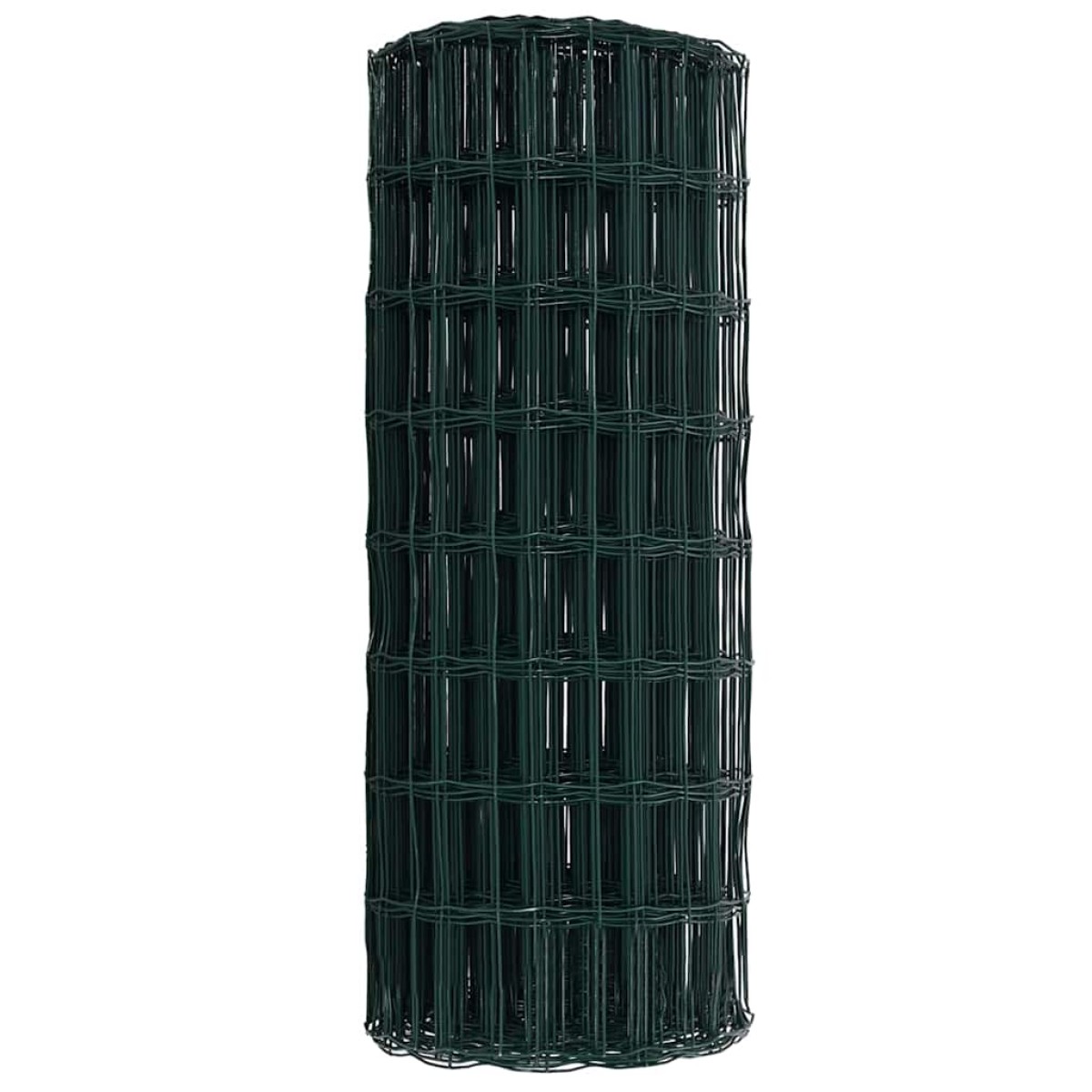 vidaXL Φράχτης Εuro 0,6 x 50 μ. Σίδηρος με επικάλυψη PVC Πράσινο
