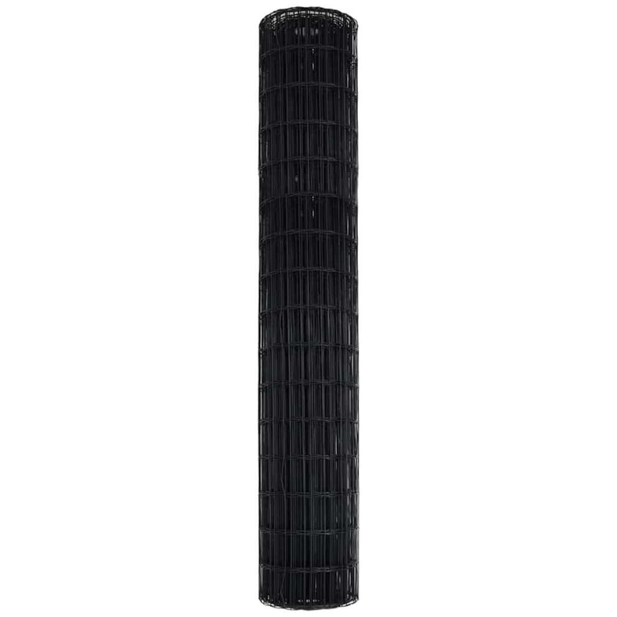 vidaXL Φράχτης Εuro 1,6 x 10 m Σίδηρος με επικάλυψη PVC Γκρι