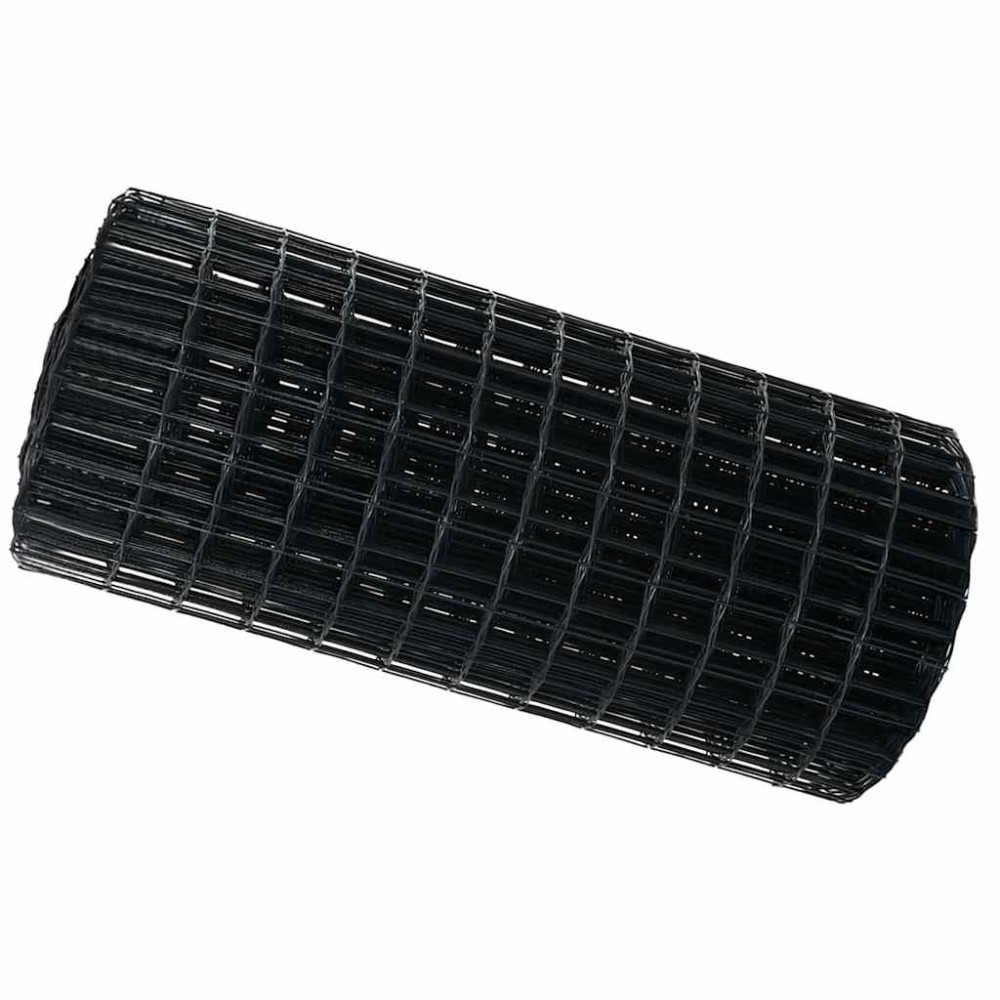 vidaXL Φράχτης Εuro 0,6 x 10 μ Σίδηρος με επικάλυψη PVC Γκρι
