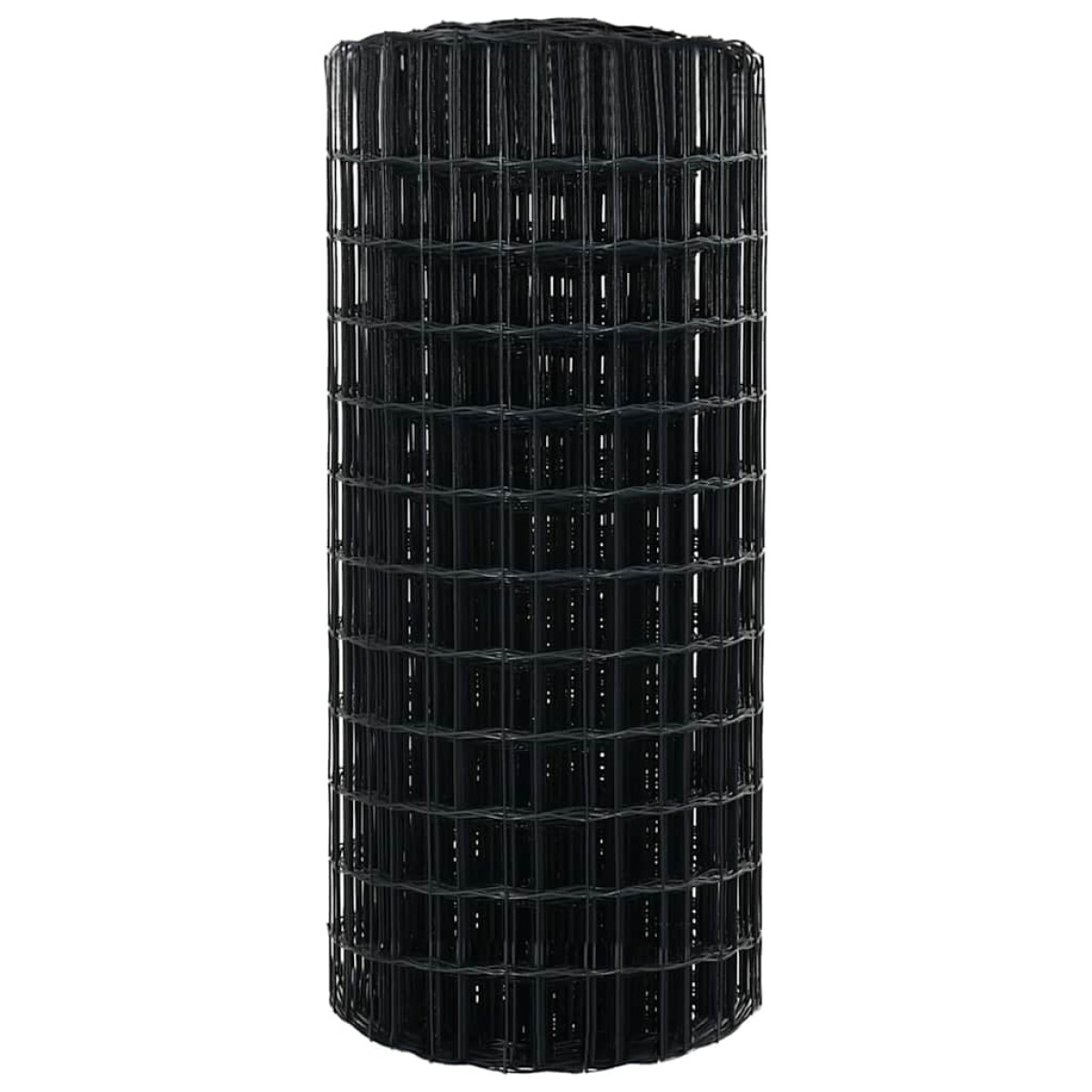vidaXL Φράχτης Εuro 0,6 x 50 μ. Σίδηρος με επικάλυψη PVC Γκρι
