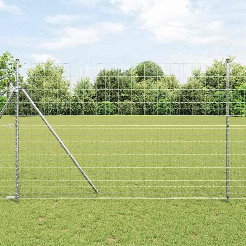 vidaXL Φράχτης Εuro 1,5 x 10 m Σίδηρος με επικάλυψη PVC