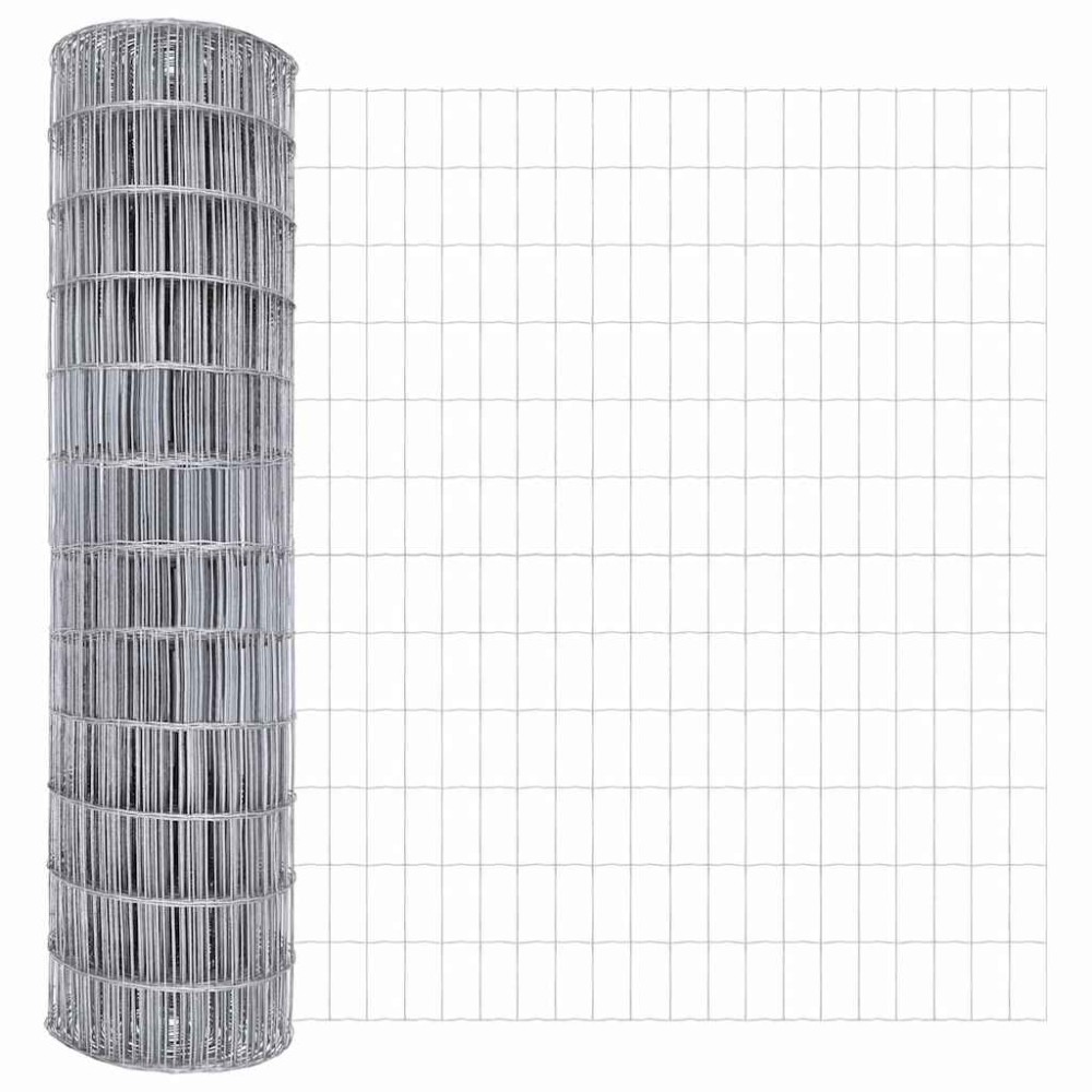 vidaXL Φράχτης Εuro 1,5 x 10 m Σίδηρος με επικάλυψη PVC