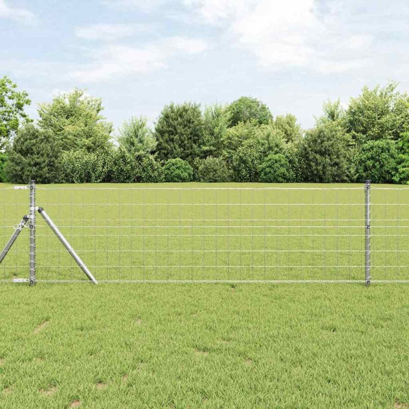 vidaXL Φράχτης Εuro 1,4 x 10 m Σίδηρος με επικάλυψη PVC