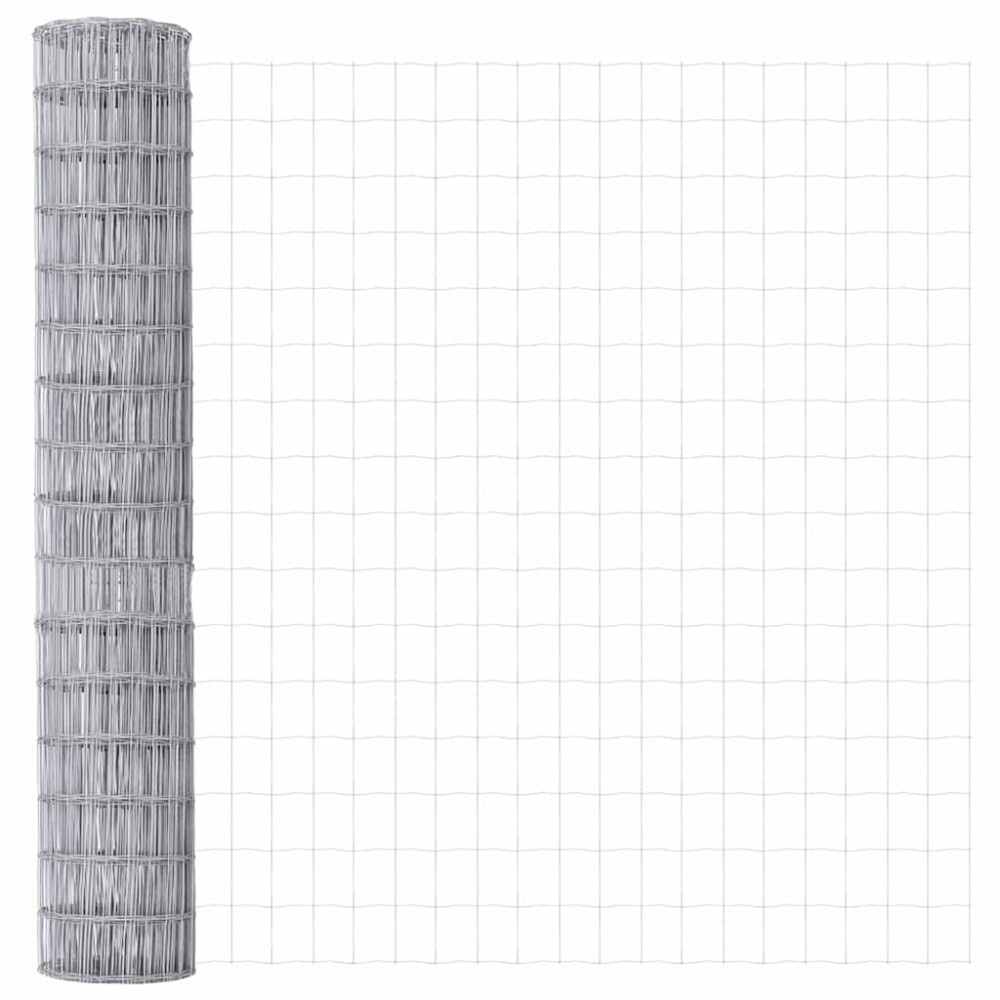 vidaXL Φράχτης Εuro 1,5 x 10 m Σίδηρος με επικάλυψη PVC