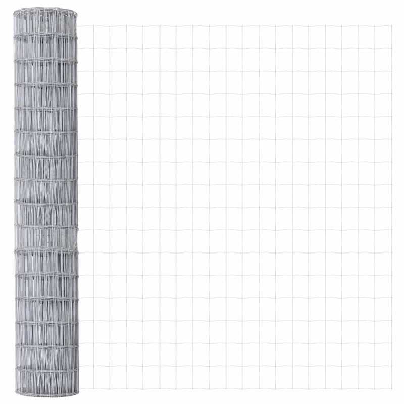 vidaXL Φράχτης Εuro 1,5 x 10 m Σίδηρος με επικάλυψη PVC