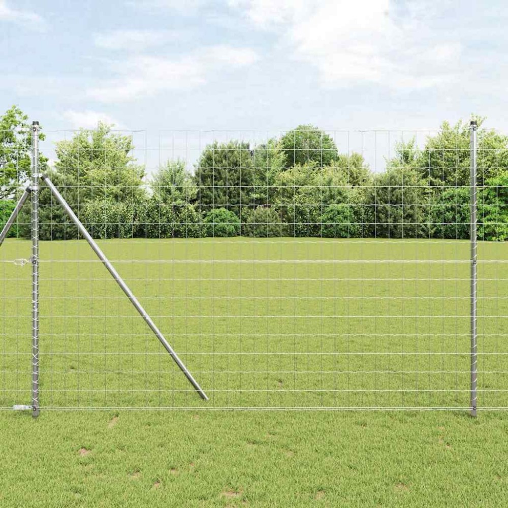 vidaXL Φράχτης Εuro 1,5 x 10 m Σίδηρος με επικάλυψη PVC