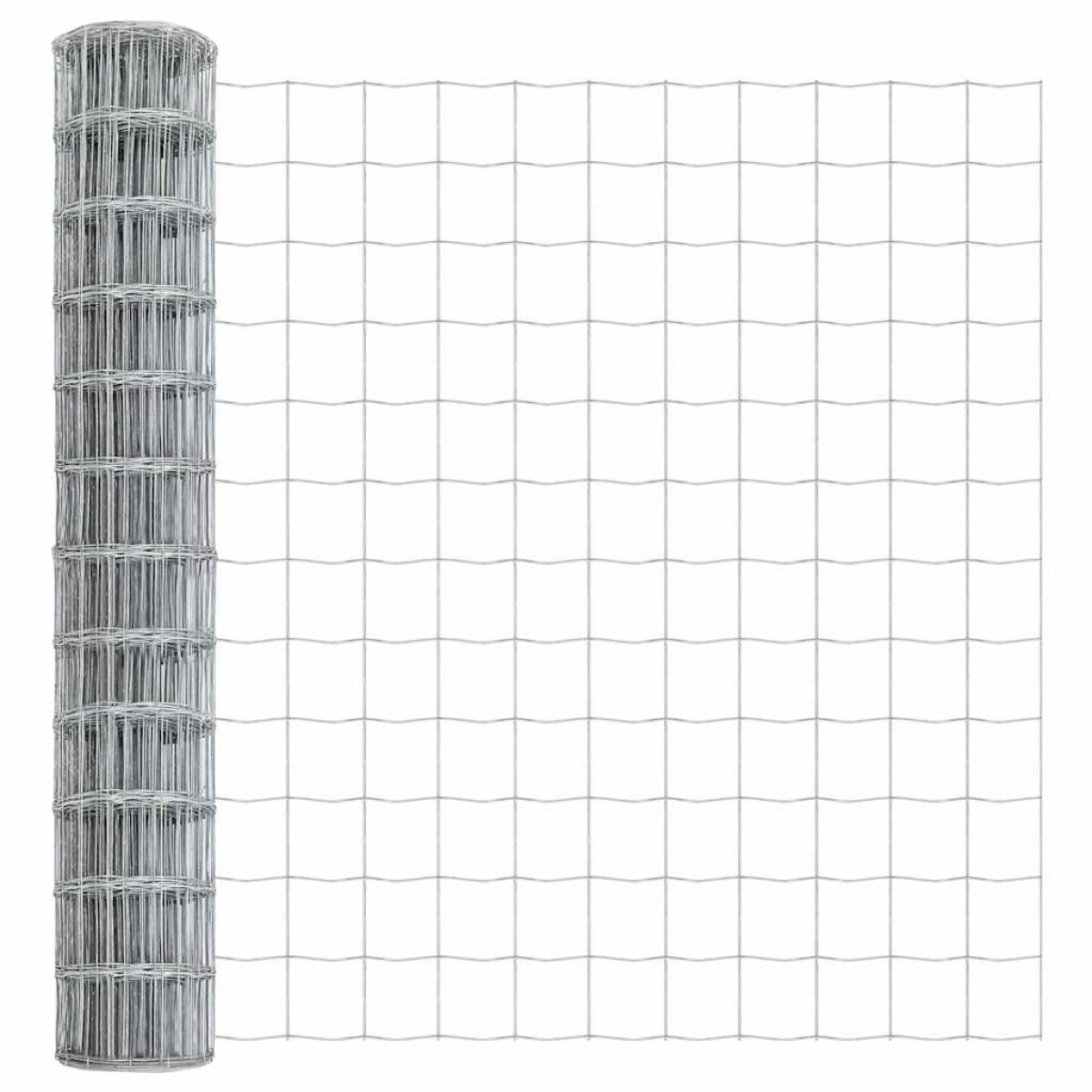 vidaXL Φράχτης Εuro 1 x 10 m Σίδηρος με επικάλυψη PVC