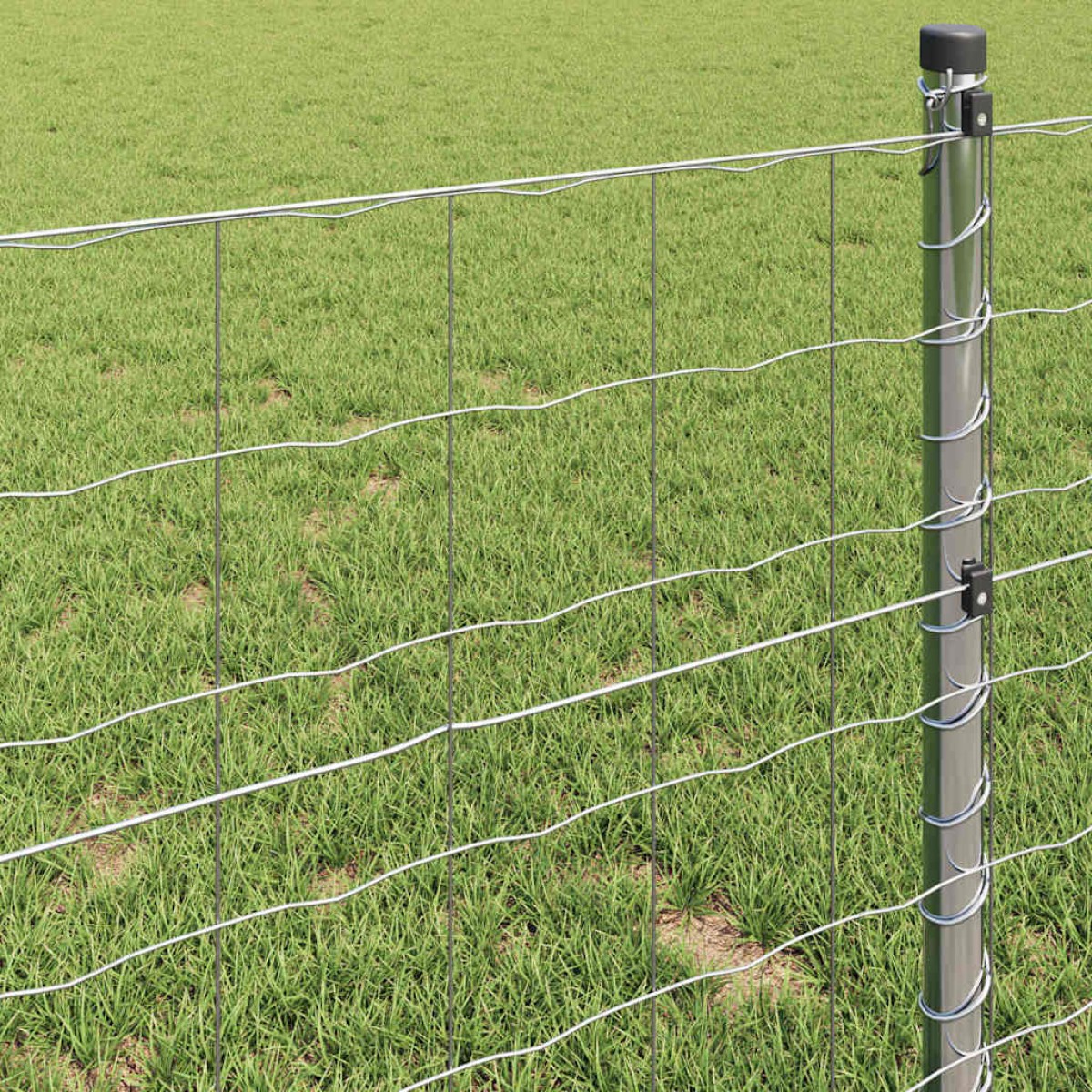 vidaXL Φράχτης Εuro 1,5 x 10 m Σίδηρος με επικάλυψη PVC