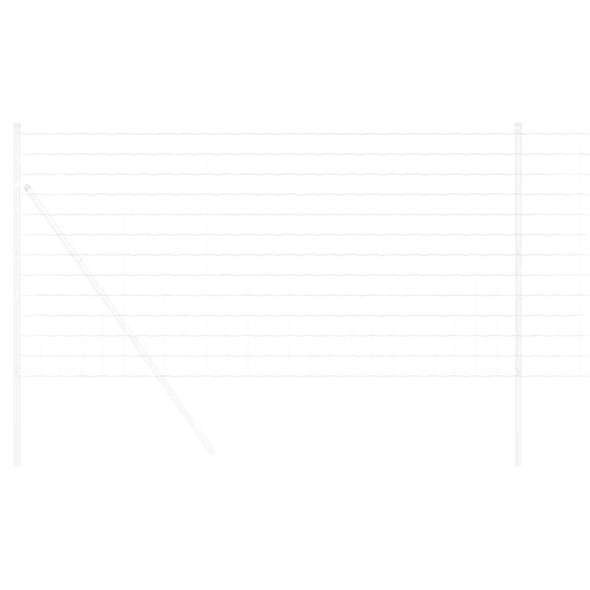 vidaXL Φράχτης Εuro 1,6 x 10 m Σίδηρος με επικάλυψη PVC