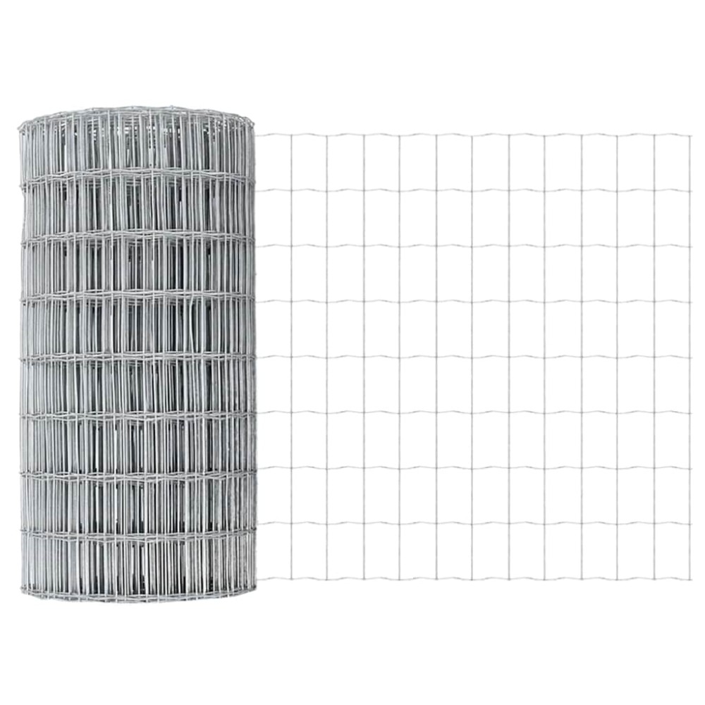 vidaXL Φράχτης Εuro 0,4 x 25 μ Σίδηρος με επικάλυψη PVC