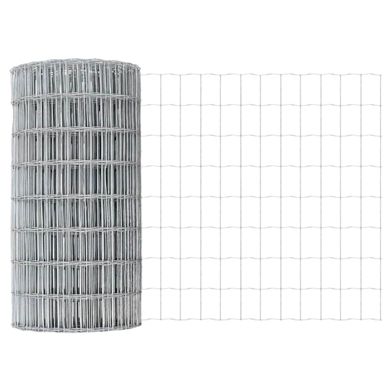 vidaXL Φράχτης Εuro 0,8 x 25 m Σίδηρος με επικάλυψη PVC