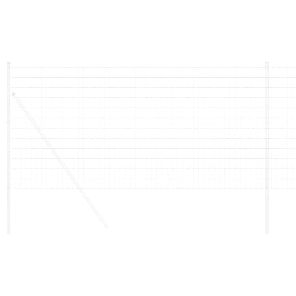 vidaXL Φράχτης Εuro 1,2 x 25 m Σίδηρος με επικάλυψη PVC