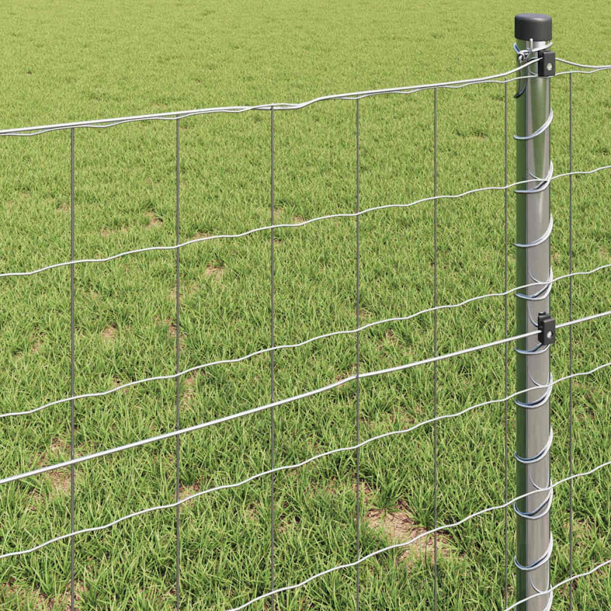 vidaXL Φράχτης Εuro 0,8 x 25 m Σίδηρος με επικάλυψη PVC