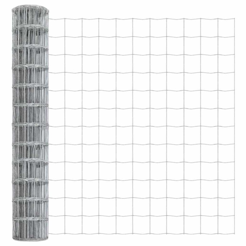 vidaXL Φράχτης Εuro 1,2 x 25 m Σίδηρος με επικάλυψη PVC