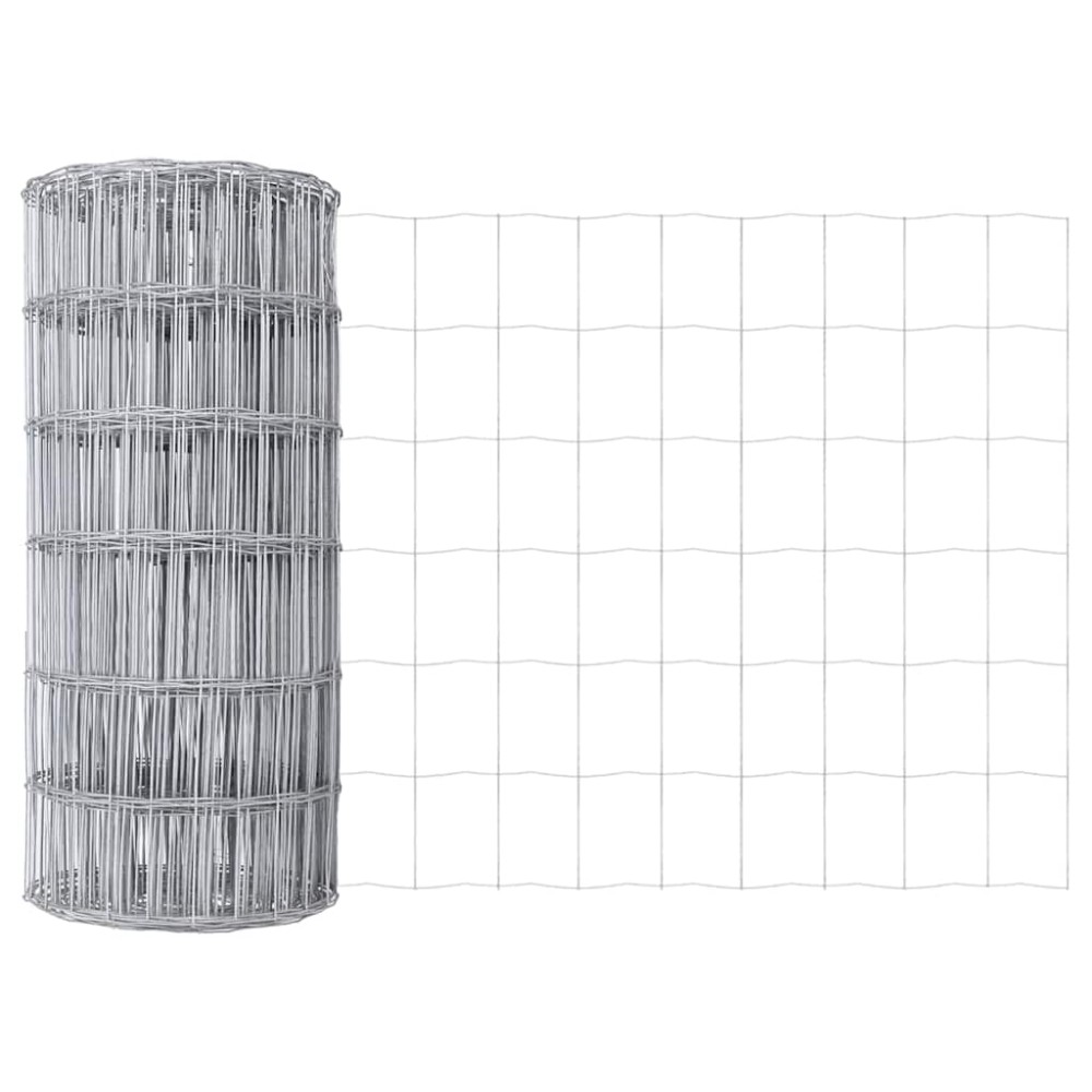 vidaXL Φράχτης Εuro 0,6 x 50 μ. Σίδηρος με επικάλυψη PVC