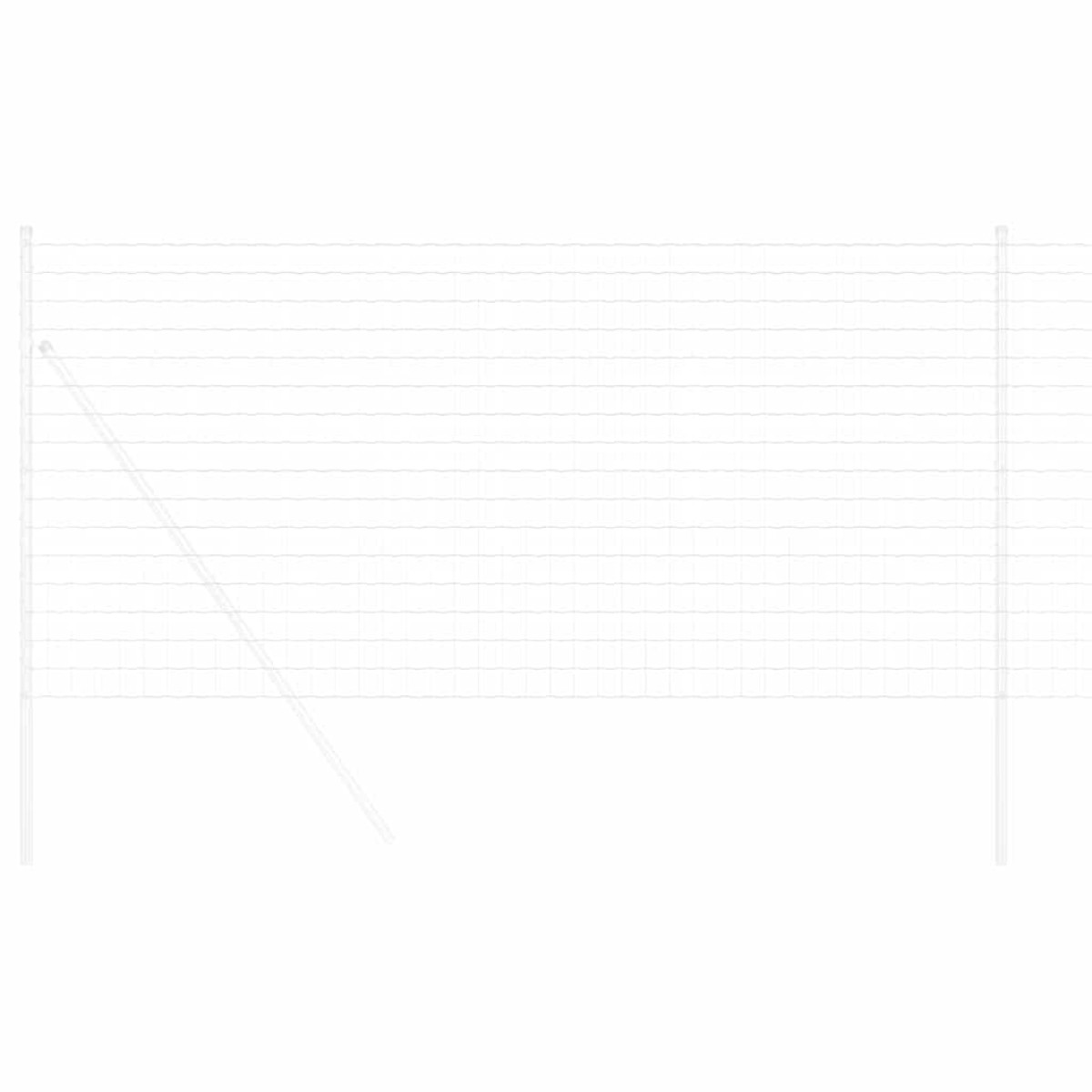 vidaXL Φράχτης Εuro 1,4 x 10 m Σίδηρος με επικάλυψη PVC