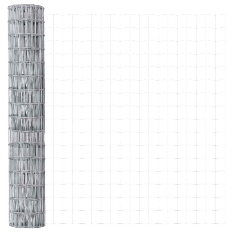 vidaXL Φράχτης Εuro 1,5 x 10 m Σίδηρος με επικάλυψη PVC