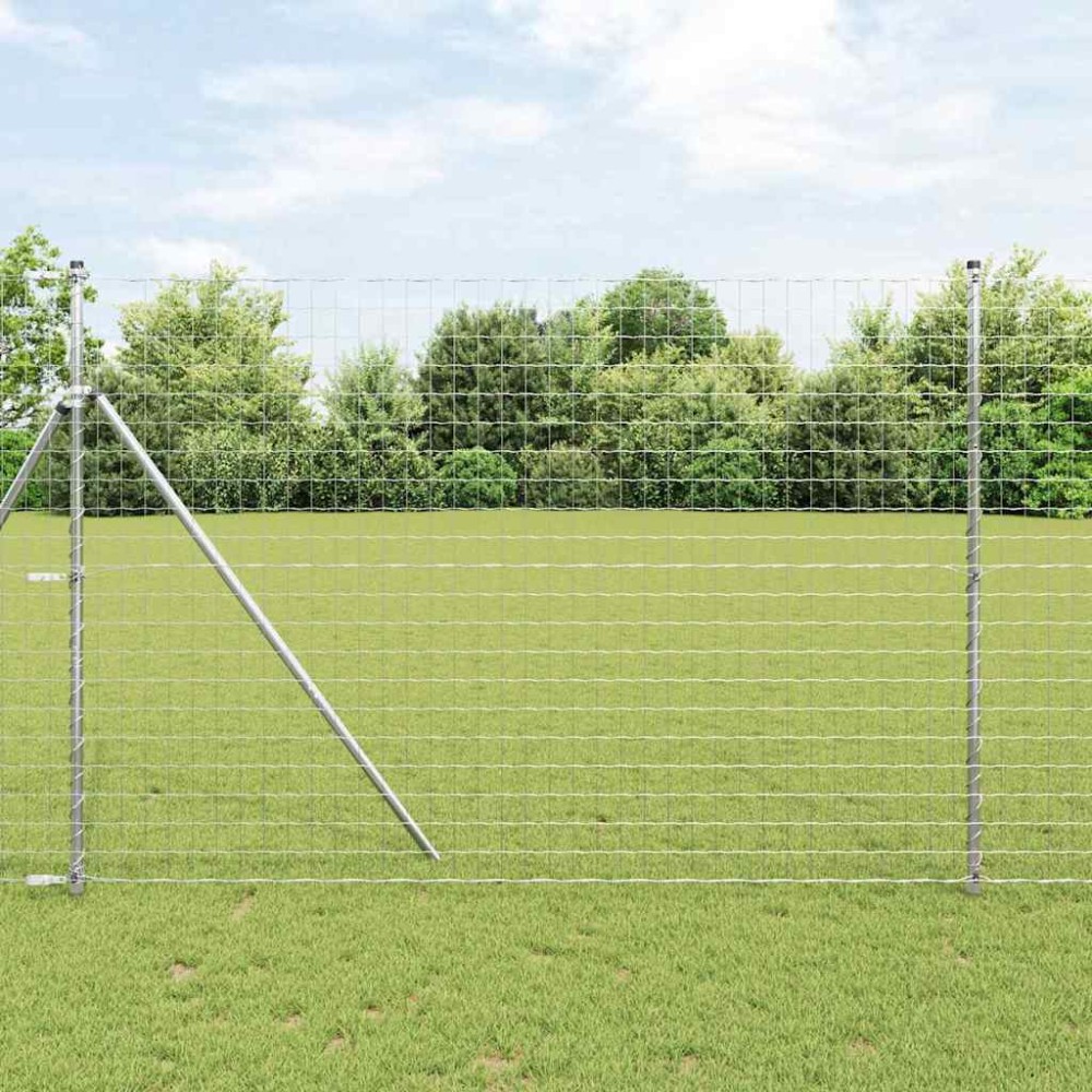 vidaXL Φράχτης Εuro 1,5 x 10 m Σίδηρος με επικάλυψη PVC
