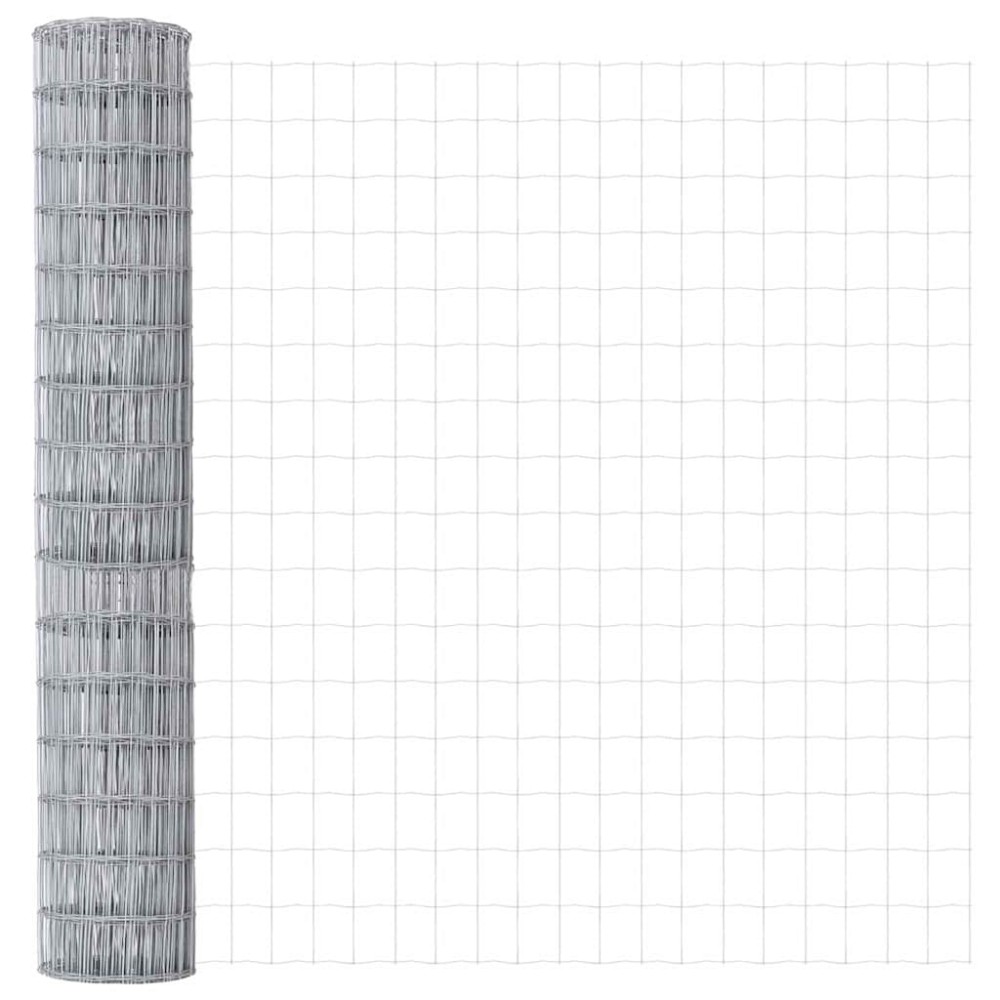 vidaXL Φράχτης Εuro 1,6 x 10 m Σίδηρος με επικάλυψη PVC