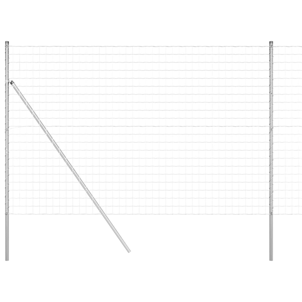 vidaXL Φράχτης Εuro 1,6 x 10 m Σίδηρος με επικάλυψη PVC