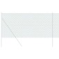 vidaXL Φράχτης αλυσίδας 10 x 0,6 μ Ατσάλι Πράσινο