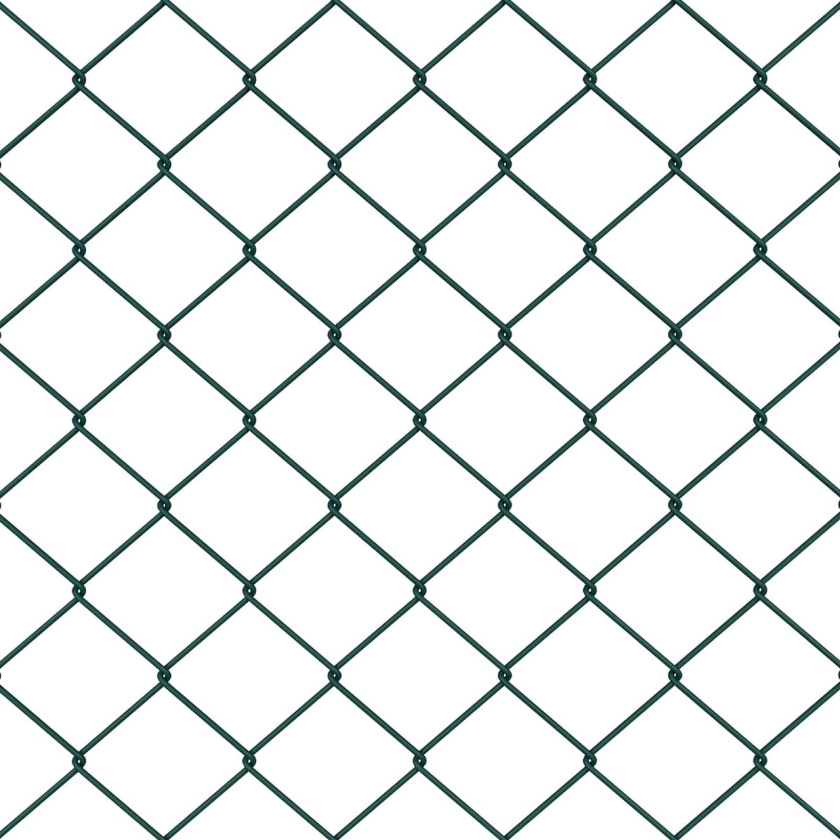 vidaXL Φράχτης αλυσίδας 10 x 1,5 m Ατσάλι Πράσινο