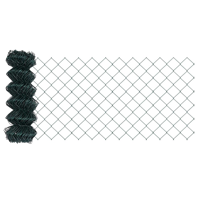 vidaXL Φράχτης αλυσίδας 25 x 0,4 m Ατσάλι Πράσινο