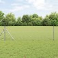 vidaXL Φράχτης αλυσίδας 10 x 0,4 m Γαλβανισμένος χάλυβας Ασημί