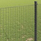 vidaXL Συγκολλητός φράχτης από σύρμα 2500 x 120 εκ Γκρι