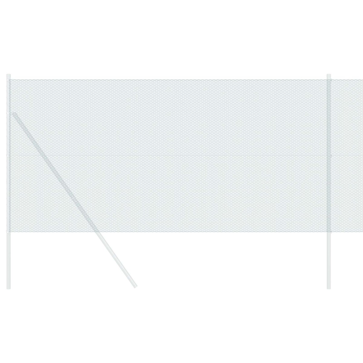 vidaXL Φράχτης Εξαγώνου 1,4 x 10 m PVC Πράσινο