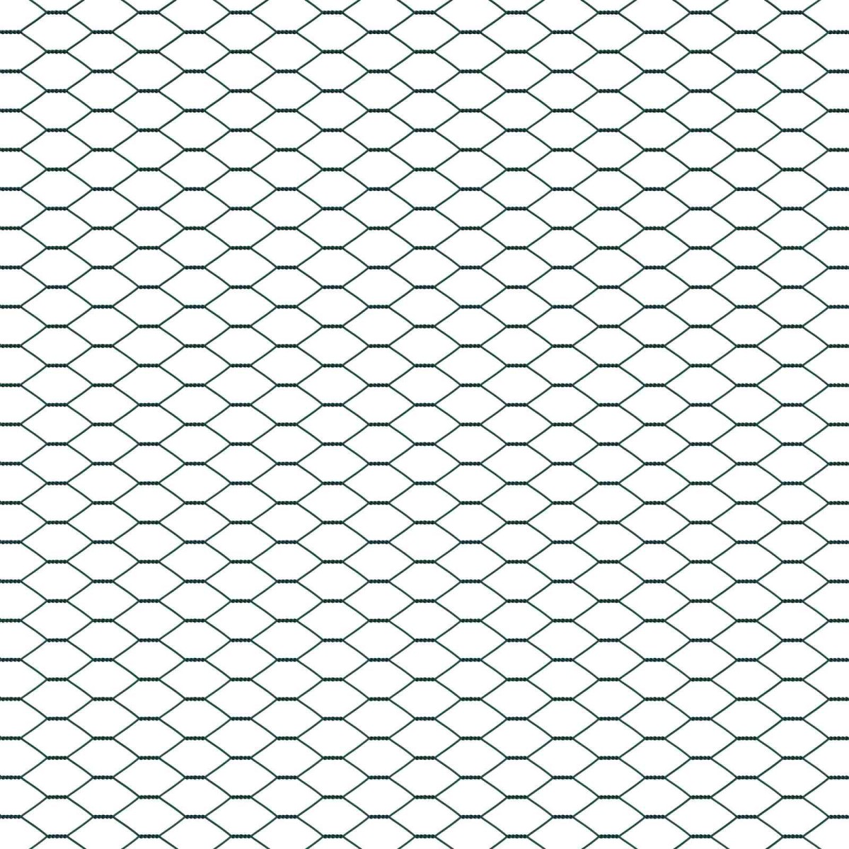 vidaXL Φράχτης Εξαγώνου 1,4 x 10 m PVC Πράσινο
