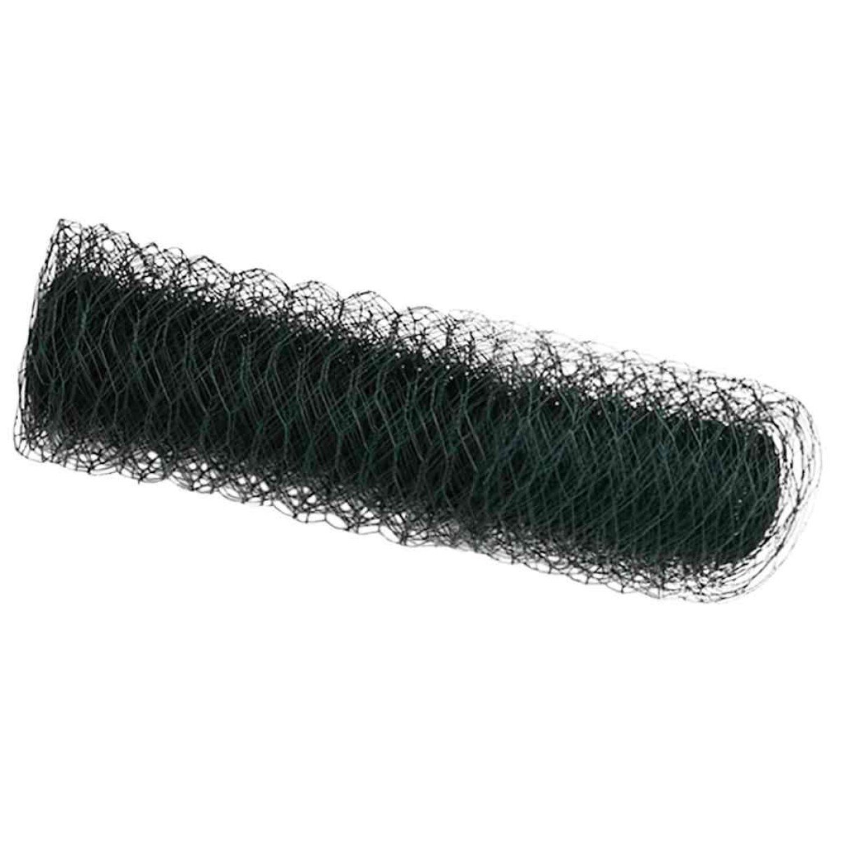 vidaXL Φράχτης Εξαγώνου 0,4 x 100 μ PVC Πράσινο