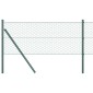 vidaXL Φράχτης Εξαγώνου 0,6 x 100 μ PVC Πράσινο
