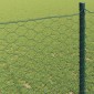 vidaXL Φράχτης Εξαγώνου 0,6 x 100 μ PVC Πράσινο