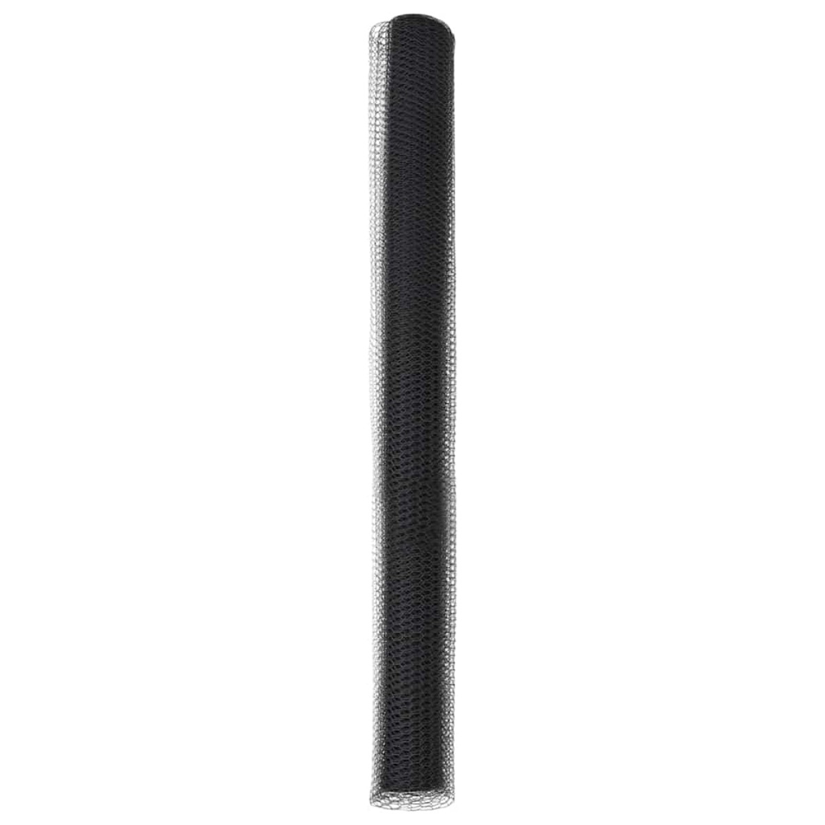 vidaXL Φράχτης Εξαγώνου 1,6 x 50 m PVC Γκρι