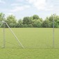 vidaXL Φράχτης Εξαγώνου 1,5 x 50 m Γαλβανισμένος χάλυβας Ασημί