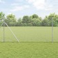 vidaXL Φράχτης Εξαγώνου 1 x 100 m Γαλβανισμένος χάλυβας Ασημί