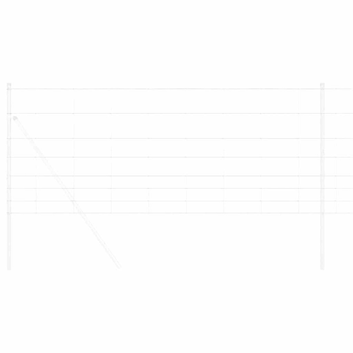 vidaXL Άγριο Φράχτη 1000 x 100 x 0,18 εκ Σίδερο Ζεστός Γαλβανισμένος