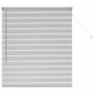 vidaXL Βενετσιάνικες Ρόδες Ασημί 130 x 110 εκ Αλουμίνιο