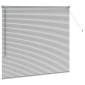 vidaXL Βενετσιάνικες Ρόδες Ασημί 130 x 150 cm Αλουμίνιο