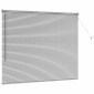 vidaXL Βενετσιάνικες Ρόδες Ασημί 130 x 155 εκ Αλουμίνιο